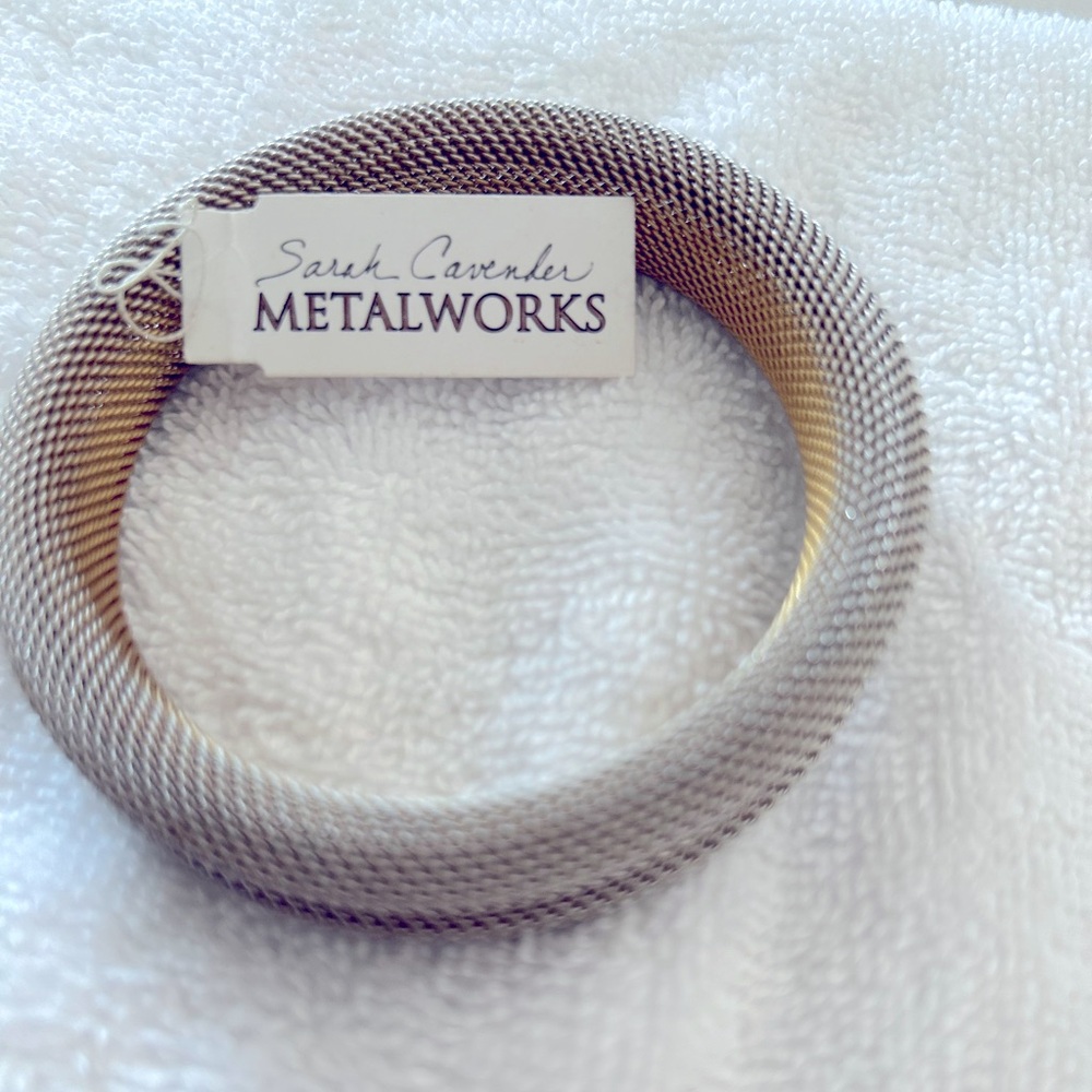 Sarah Cavender Flexible Channel Two Tone bracelet
